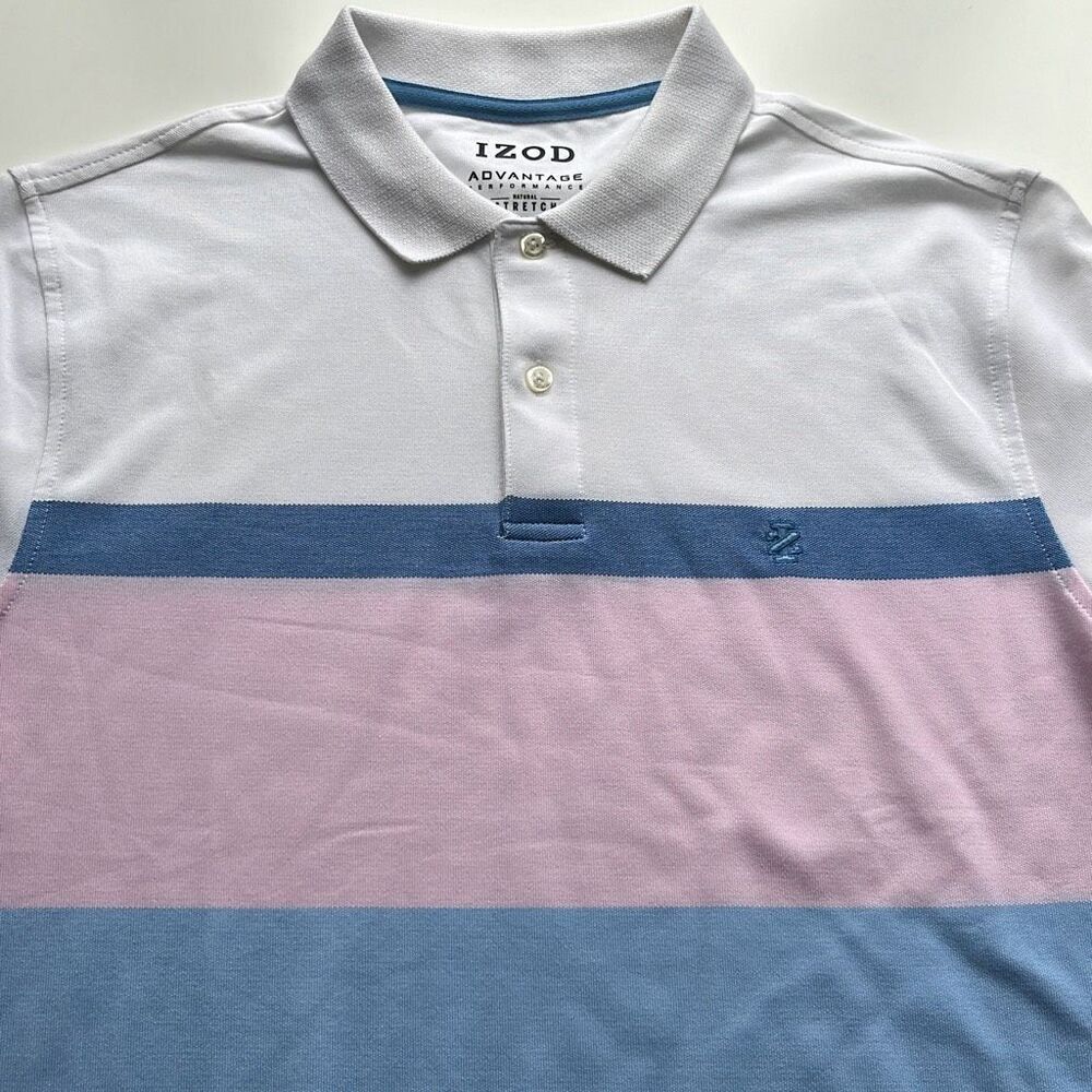 Izod Advantage Performance Natural Stretch Polo Mens M